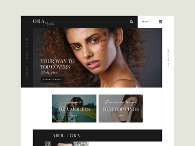 Modeling Agency - Website Design