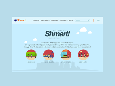 Shmart - Website Design corporatedesign corporatewebsite design figma illustration ui uidesign uiux uiuxdesign uxdesign wallet webdesign website design websitedesign