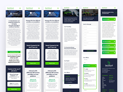 Birchford - Mobile Website design figma ui uidesign uiux uiuxdesign uxdesign webdesign website design