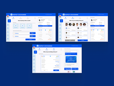 UI/UX Design - Remittance Web app