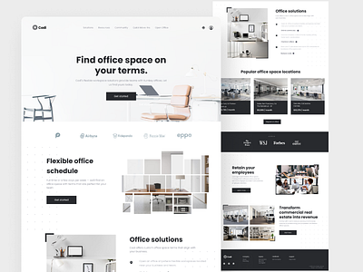 Landing Page Real Estate - Codi apartement architecture building home page landing page office officeroom propert property real estate real estate agency real estate website realestate residence ui web web app website website design