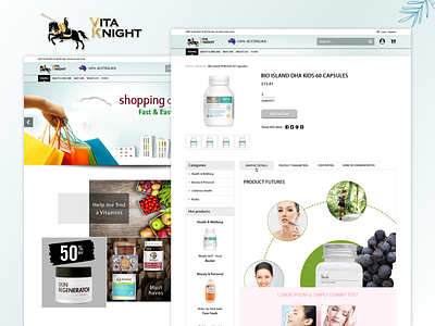 Vita Knight E-Commerce Site