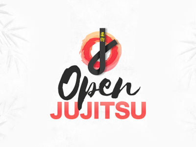 Open Jujitsu Logo balck belt fight japan jiu jitsu jujitsu logo martial art open