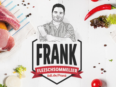 Frank Lidl Logo fleischsommelier frank meat sommelier