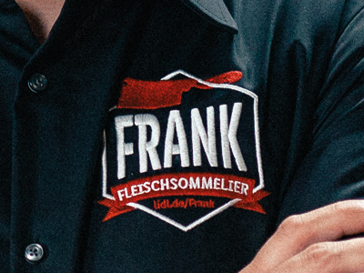 Frank Lidl Logo Stamp on shirt