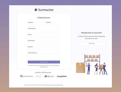 Signup/Create Account branding create account design dribbble graphic design landing page login loginlogout logo logout onboarding screens signin signup signupsignin ui uux web app website design