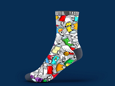 Sock design. design graphic design illustration vector