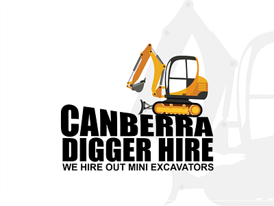 Logo for Canberra Digger Hire design graphic design logo vector