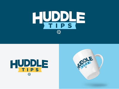 Huddle Tips brand branding dental dental care design flat huddle identity logo mark minimal simple tips vector