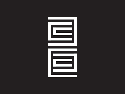 More Concepts geometric identity line logo mark minimal pattern simple square thick lines