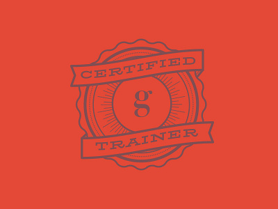 Certified Trainer Badge _Gain badge certified classic crest icon illustration logo modern serif shield type