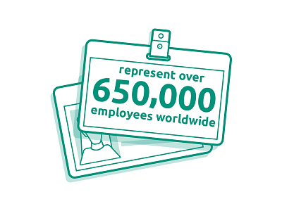 GHC Employee Detail badge council employee global health id illustration infographic nonprofit