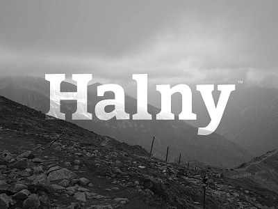 Halny gorale logo logotype mountains nature podhale poland polska tatry type wind