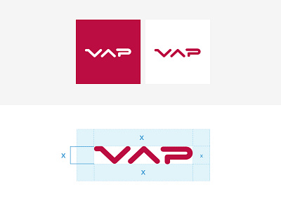 VAP Detail brand branding corporate guidelines logo logotype mark modern simple training