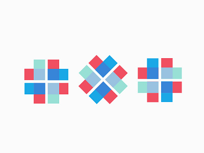 Logo Exploration brand clean logo logodesign mark minimal overlap simple ribbon