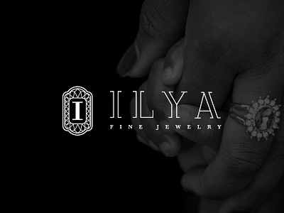 Ilya Fine Jewelry art deco badge brand classical diamonds handmade ilya jewelry logo luxury mark