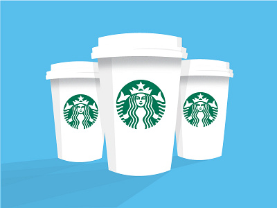 Coffee Coffee Coffee coffee cups illustration latte promotion revenuewell starbucks students vector