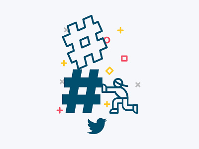 Online Visibility Illustrations: Twitter