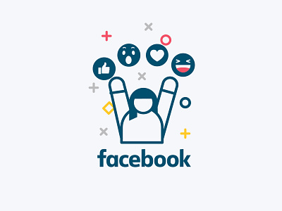 Online Visibility Illustrations: Facebook character characterdesign dental dentist ebook emoji facebook flat illustration minimal one line online simple thumbsup vector