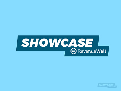 RW Showcase_Podcast brand dental dentist design flat logo podcast revenuewell shape show showcase simple
