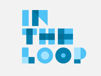 In The Loop - Unused brand branding design flat identity logo mark minimal simple type typography