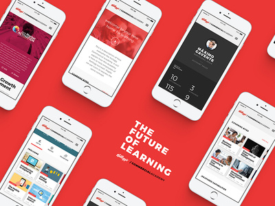 Learning Hub cereal classes courses development kelloggs learning mobile movie app profile ui uiux user experience userinterface