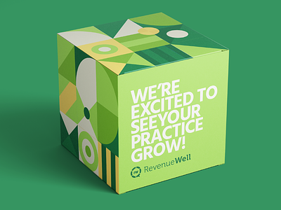 New Dentist Promo: Packaging box brand contianer flat geometric package packaging mockup pattern simple