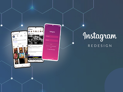 Instagram Redesign branding design graphic design instagram redesign interaction design retouching ui user experience