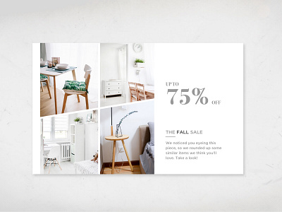 Furniture Banner Shot banner banner design brand desiger ecommerce email furniture ui ux ux ui ux design