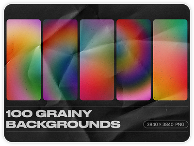 Grainy backgrounds - 100 retro gradients pack abstract artistic background blurry download geometric grain grainy holographic illustration multicolor noise photoshop poster retro texture