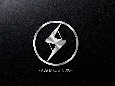 ABS Logo bike bike studio logo