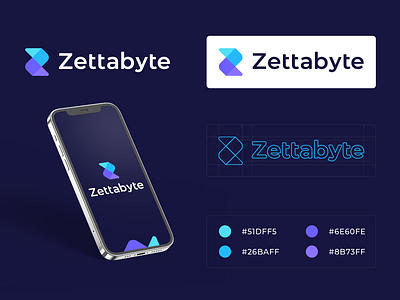 Zettabyte logo brand