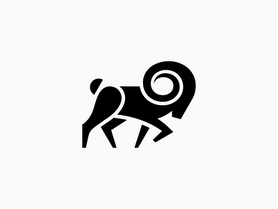 Ram animal big bighorn horn icon line logo mountain ram sheep stone