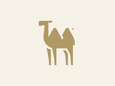 Camel mark 2d abstract animal art branding camel desert design flat geometric geometry icon illustration line logo logotype mark minimal minimalism vector