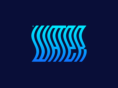 Water 2d blue design drop geometry icon illustration logo mark minimalism water waves