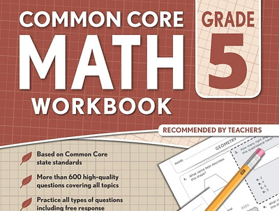 [DOWNLOAD] 5th grade Math Workbook: CommonCore Math Workbook app branding design graphic design illustration logo typography ui ux vector