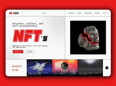 NFT Website Landing Page Design designer figma graphic design landing page logo ui website