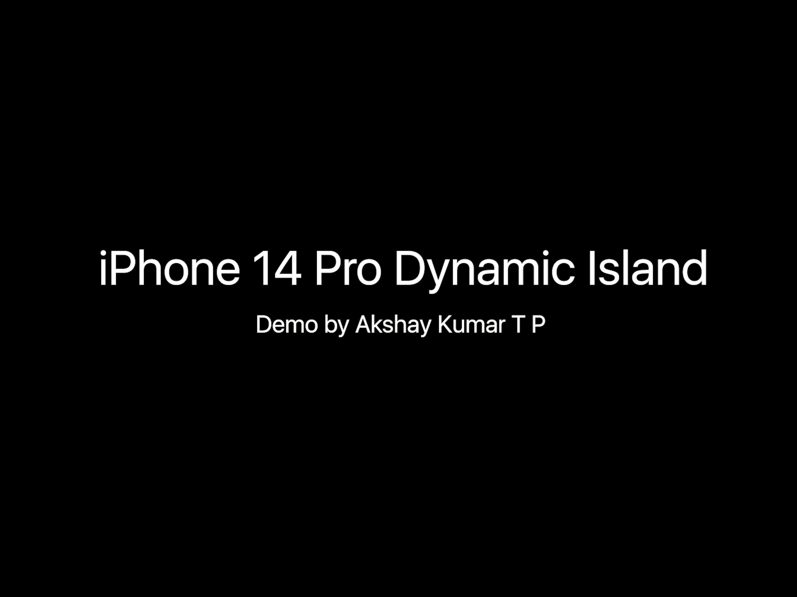 Dynamic Island Demo adobe apple design designer dynamic island figma iphone ui uiux designer ux