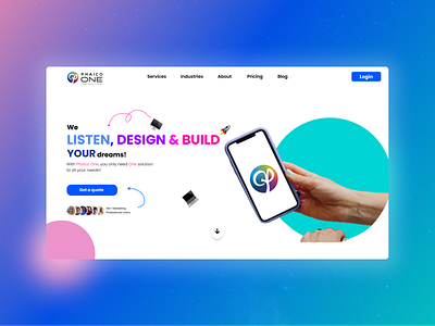 Landing Page branding design figma home landing logo ui website