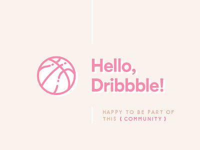 Hello, Dribbble!