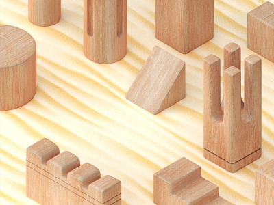 Work In Progress. 3d wooden toys for Russian manufacturer.