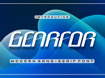 Gearfor font 3d animation app branding design font gearfor font graphic design illustration lettering logo motion graphics typeface ui vector