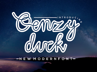 Qenzy duck font 3d animation app branding design graphic design illustration logo motion graphics qenzy duck font ui vector