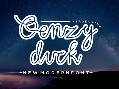 Qenzy duck font