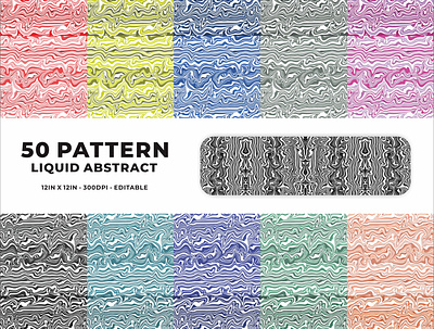 Liquid abstract pattern texture branding graphic design logo