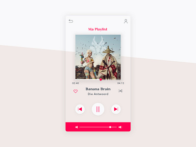 Daily UI #009 - Music Player