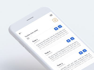 Daily UI #065 - Notes widget