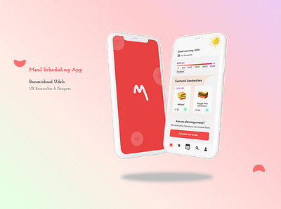 Meal Scheduling App design figma ui ux