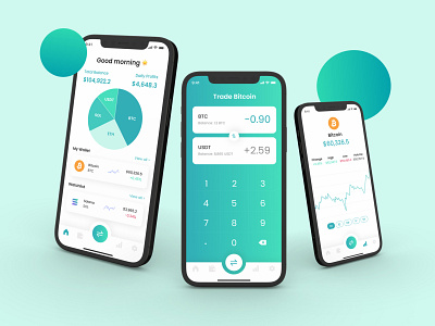 Crypto Exchange App app crypto app crypto exchange crypto trading cryptocurrency mobile app mobile interface design ui uiux ux