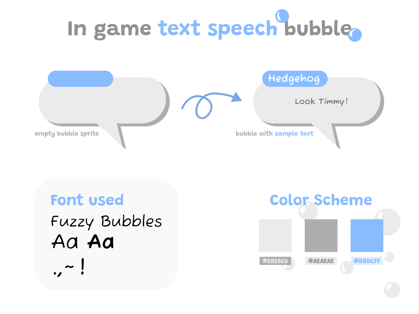 speech bubble ui